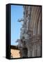 Italy, Siena, Siena Cathedral, Statues and Gargoyles-Samuel Magal-Framed Stretched Canvas