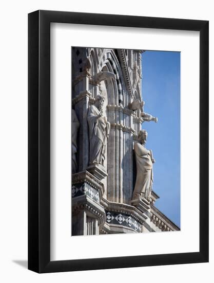 Italy, Siena, Siena Cathedral, Statues and Gargoyles-Samuel Magal-Framed Photographic Print