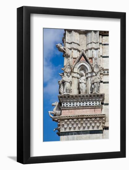 Italy, Siena, Siena Cathedral, Statues and Gargoyles-Samuel Magal-Framed Photographic Print