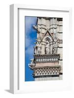 Italy, Siena, Siena Cathedral, Statues and Gargoyles-Samuel Magal-Framed Photographic Print