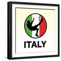 Italy Soccer-null-Framed Premium Giclee Print