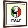 Italy Soccer-null-Framed Giclee Print