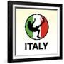 Italy Soccer-null-Framed Giclee Print