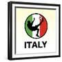 Italy Soccer-null-Framed Giclee Print