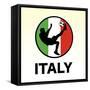 Italy Soccer-null-Framed Stretched Canvas