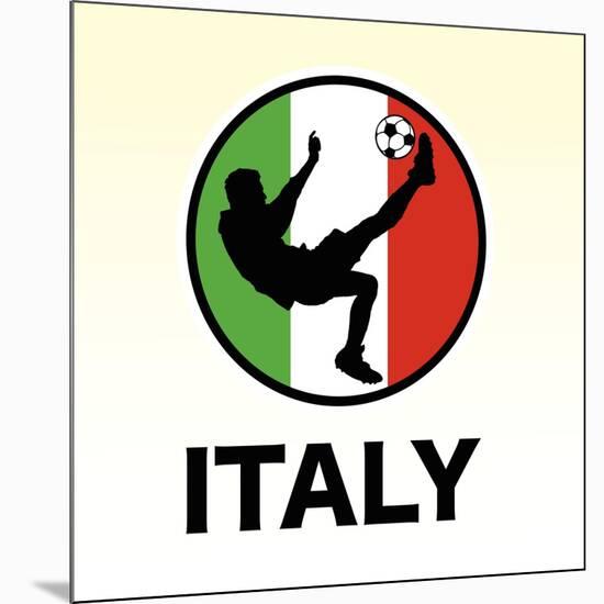 Italy Soccer-null-Mounted Giclee Print