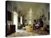 Italy, Somma Lombardo, Castello Visconti Di San Vito, Hall of Prometheus' Fireplace-null-Stretched Canvas