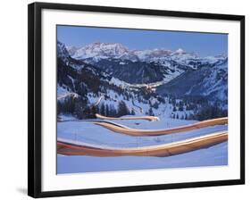 Italy, South Tirol, Gršdner Col, Mountain Pass, Colfosco, Corvara, Cunturines Point-Rainer Mirau-Framed Photographic Print