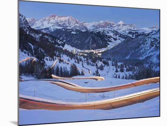 Italy, South Tirol, Gršdner Col, Mountain Pass, Colfosco, Corvara, Cunturines Point-Rainer Mirau-Mounted Photographic Print