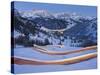 Italy, South Tirol, Gršdner Col, Mountain Pass, Colfosco, Corvara, Cunturines Point-Rainer Mirau-Stretched Canvas