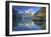 Italy, South Tyrol, Bolzano, Braies Lake-Michele Falzone-Framed Photographic Print