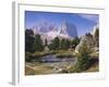 Italy, South Tyrol, Dolomites, Langkofel, Sella, Pordoijoch-Thonig-Framed Photographic Print