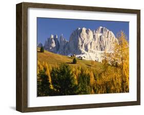 Italy, South Tyrol, Dolomites, 'Rosengarten', 'Vajolet-T?Me', Autumn-Thonig-Framed Photographic Print