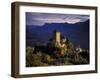 Italy, South Tyrol, Meran Basin, Tirol, Tyrol Castle, Background Merano and Val D'Adige-Udo Siebig-Framed Photographic Print