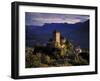 Italy, South Tyrol, Meran Basin, Tirol, Tyrol Castle, Background Merano and Val D'Adige-Udo Siebig-Framed Photographic Print