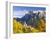 Italy, South Tyrol, Mittelberg, Schlern, Autumn-Thonig-Framed Photographic Print