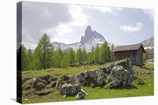 Italy, South Tyrol, the Dolomites, Cortina D'Ampezzo, Beco De Mezodi-Alfons Rumberger-Stretched Canvas