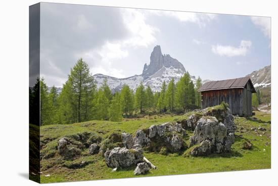 Italy, South Tyrol, the Dolomites, Cortina D'Ampezzo, Beco De Mezodi-Alfons Rumberger-Stretched Canvas