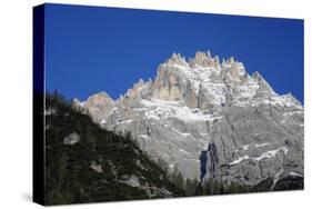 Italy, South Tyrol, the Dolomites, Fischleintal, Dreischusterspitze-Alfons Rumberger-Stretched Canvas