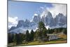 Italy, South Tyrol, the Dolomites, Geislerspitzen, Geisler Group-Alfons Rumberger-Mounted Photographic Print