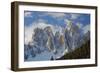 Italy, South Tyrol, the Dolomites, Geislerspitzen, Geisler Gruoup-Alfons Rumberger-Framed Photographic Print