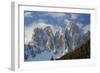 Italy, South Tyrol, the Dolomites, Geislerspitzen, Geisler Gruoup-Alfons Rumberger-Framed Photographic Print