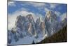 Italy, South Tyrol, the Dolomites, Geislerspitzen, Geisler Gruoup-Alfons Rumberger-Mounted Photographic Print