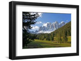 Italy, South Tyrol, the Dolomites, Geislerspitzen-Alfons Rumberger-Framed Photographic Print