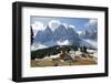 Italy, South Tyrol, the Dolomites, Geislerspitzen-Alfons Rumberger-Framed Photographic Print