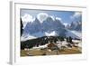 Italy, South Tyrol, the Dolomites, Geislerspitzen-Alfons Rumberger-Framed Photographic Print