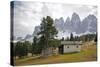 Italy, South Tyrol, the Dolomites, Geislerspitzen-Alfons Rumberger-Stretched Canvas