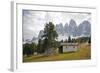 Italy, South Tyrol, the Dolomites, Geislerspitzen-Alfons Rumberger-Framed Photographic Print