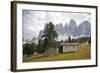 Italy, South Tyrol, the Dolomites, Geislerspitzen-Alfons Rumberger-Framed Photographic Print