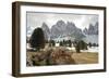 Italy, South Tyrol, the Dolomites, Geislerspitzen-Alfons Rumberger-Framed Photographic Print