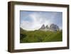 Italy, South Tyrol, the Dolomites, Langkofel-Alfons Rumberger-Framed Photographic Print