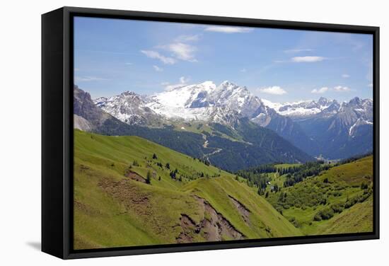 Italy, South Tyrol, the Dolomites, Marmolada-Alfons Rumberger-Framed Stretched Canvas