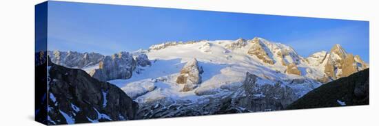 Italy, South Tyrol, the Dolomites, Marmolata, Panorama-Alfons Rumberger-Stretched Canvas