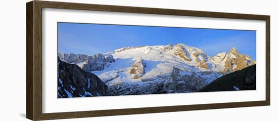 Italy, South Tyrol, the Dolomites, Marmolata, Panorama-Alfons Rumberger-Framed Photographic Print