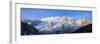 Italy, South Tyrol, the Dolomites, Marmolata, Panorama-Alfons Rumberger-Framed Photographic Print