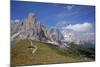 Italy, South Tyrol, the Dolomites, Passo Giau, Ra Gusela, Tofana-Alfons Rumberger-Mounted Photographic Print