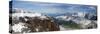 Italy, South Tyrol, the Dolomites, Sella, Marmolata, Panorama-Alfons Rumberger-Stretched Canvas