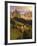 Italy, South Tyrol, Villn?Tal, St. Magdalena, Church, Mountains, 'Geislerspitzen', Autumn-Thonig-Framed Photographic Print