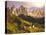 Italy, South Tyrol, Villn?Tal, St. Magdalena, Mountains, 'Geislerspitzen', Autumn-Thonig-Stretched Canvas