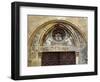 Italy, Subiaco, Main Entrance to Sacro Speco Monastery-null-Framed Giclee Print