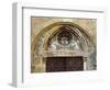 Italy, Subiaco, Main Entrance to Sacro Speco Monastery-null-Framed Giclee Print