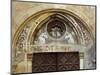 Italy, Subiaco, Main Entrance to Sacro Speco Monastery-null-Mounted Giclee Print