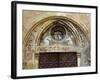 Italy, Subiaco, Main Entrance to Sacro Speco Monastery-null-Framed Giclee Print