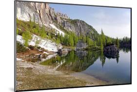 Italy, the Dolomites, South Tyrol, Cortina D'Ampezzo, Lago Di Federa-Alfons Rumberger-Mounted Photographic Print