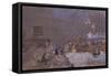 Italy, the Street of Tombs in Pompeii-Giacinto Gigante-Framed Stretched Canvas
