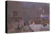 Italy, the Street of Tombs in Pompeii-Giacinto Gigante-Stretched Canvas
